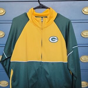 NFL Green and Gold Varsity Jacket Not For Sale